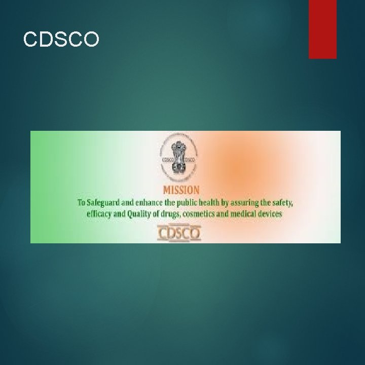 CDSCO 