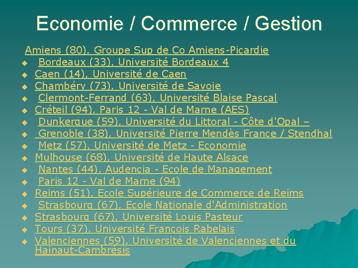 Economie / Commerce / Gestion Amiens (80), Groupe Sup de Co Amiens-Picardie u Bordeaux