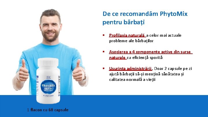 De ce recomandăm Phyto. Mix pentru bărbați § Profilaxia naturală a celor mai actuale