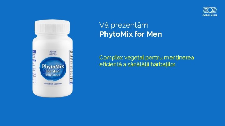 Vă prezentăm Phyto. Mix for Men Complex vegetal pentru menținerea eficientă a sănătății bârbaților.