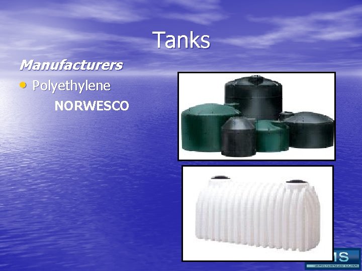 Tanks Manufacturers • Polyethylene NORWESCO 