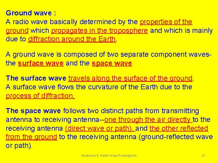 Ground Wave Example Modul 9 Antena dan Propagasi Gelombang Radio 2