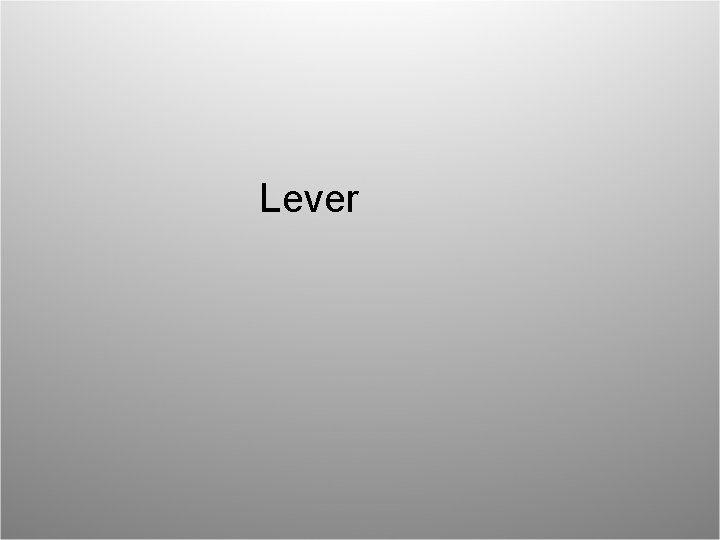 Lever 