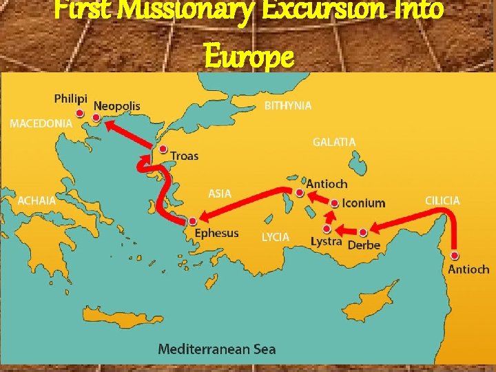 First Missionary Excursion Into Europe 