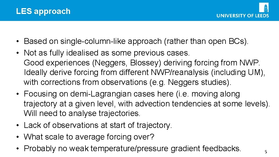 Les Explained Pdf Plans for LES based on EUREC 4 A