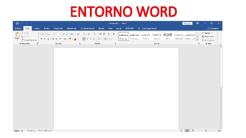 ENTORNO WORD 