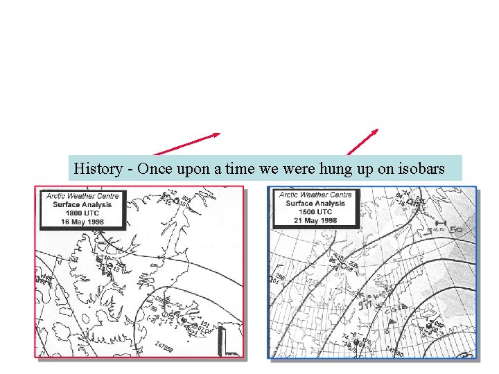 History - Once upon a time we were hung up on isobars 