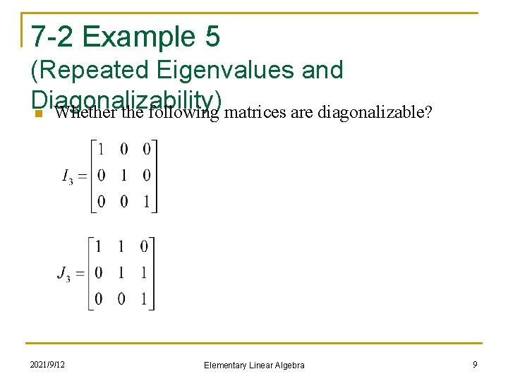 Chapter Content n n n Eigenvalues and Eigenvectors