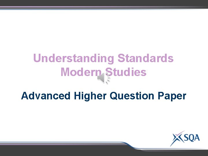 Understanding Standards Modern Studies Advanced Higher Question Paper 