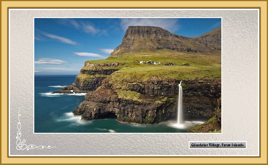 Gásadalur Village, Faroe Islands 