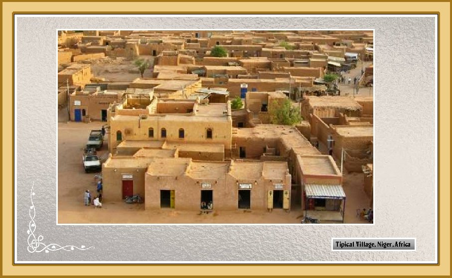 Tipical Village, Niger, Africa 