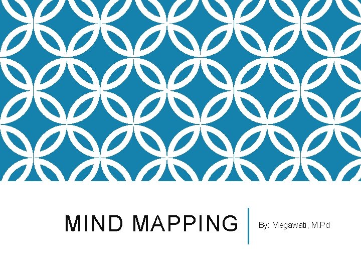 MIND MAPPING By: Megawati, M. Pd 