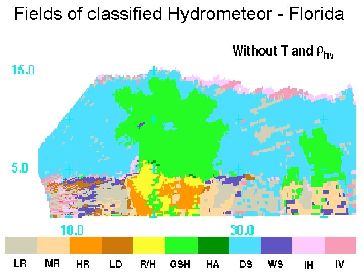 Fields of classified Hydrometeor - Florida 