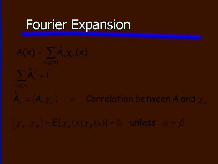 Fourier Expansion 