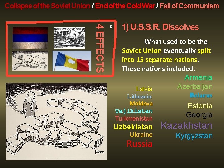 Collapse of the Soviet Union / End of the Cold War / Fall of