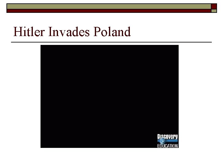 Hitler Invades Poland 