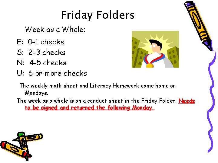 Friday Folders Week as a Whole: E: S: N: U: 0 -1 checks 2