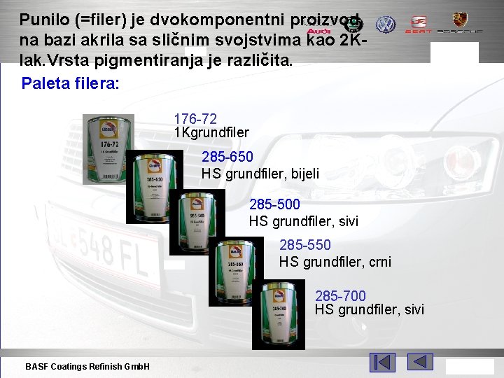 Punilo (=filer) je dvokomponentni proizvod na bazi akrila sa sličnim svojstvima kao 2 Klak.