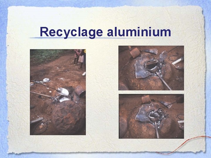 Recyclage aluminium 