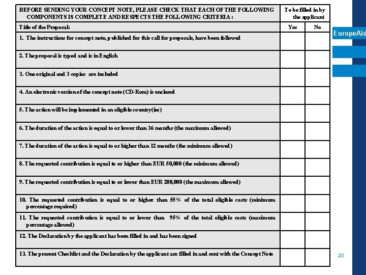 BEFORE SENDING YOUR CONCEPT NOTE, PLEASE CHECK THAT EACH OF THE FOLLOWING COMPONENTS IS