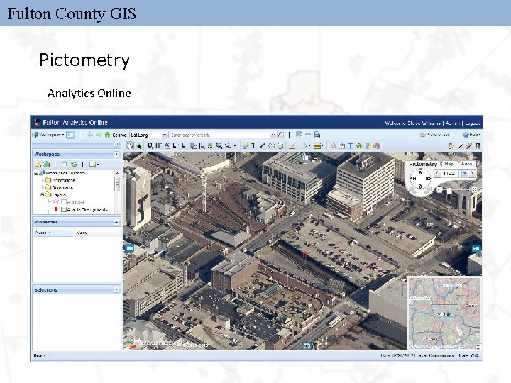 Fulton County GIS Pictometry Analytics Online 