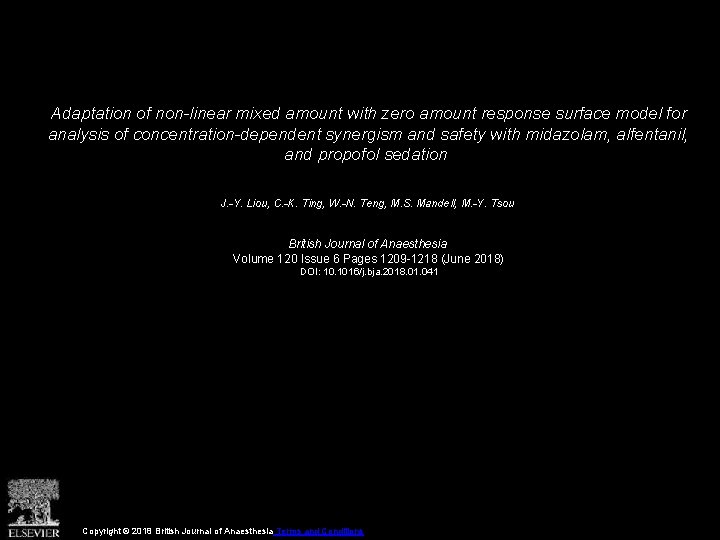 Adaptation of non-linear mixed amount with zero amount response surface model for analysis of