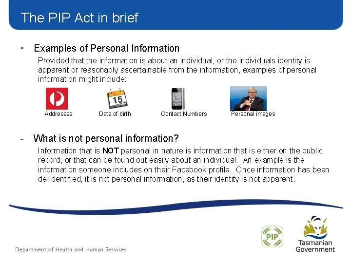 DR Insert Protection subheading Personal Information here Learning