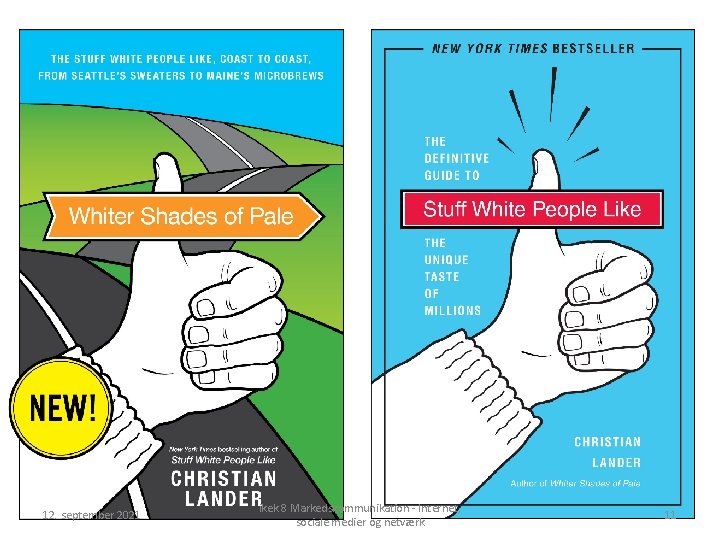 12. september 2021 ikek 8 Markedskommunikation - Internet, sociale medier og netværk 11 