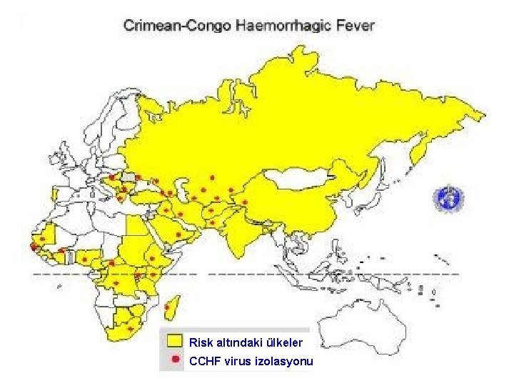 Risk altındaki ülkeler CCHF virus izolasyonu 