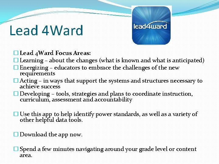 Power Standards Through Technology Tracie Gomez Sendera Ranch