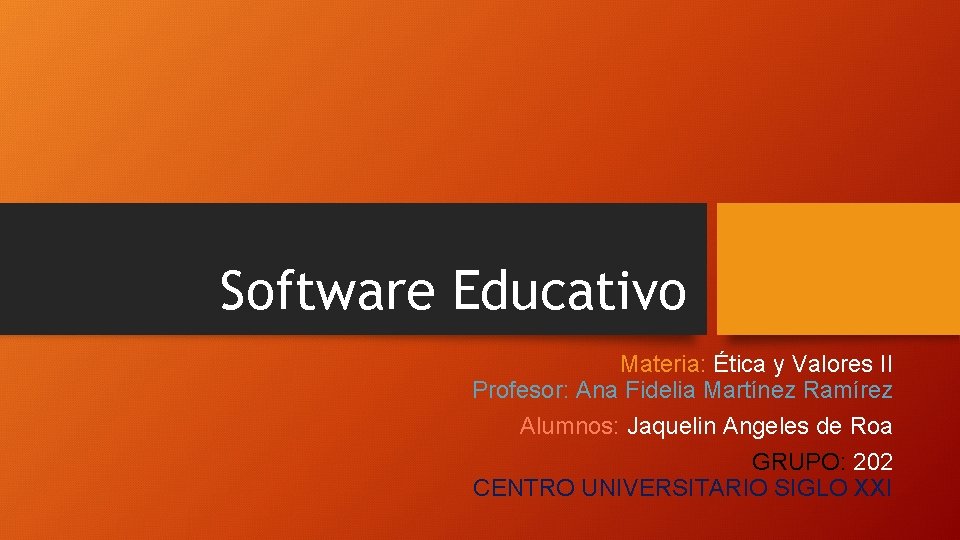 Software Educativo Etica Y Valores 2