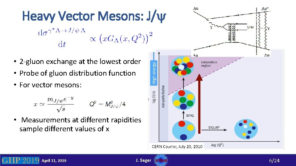 Heavy Vector Mesons: J/y • 2 -gluon exchange at the lowest order • Probe