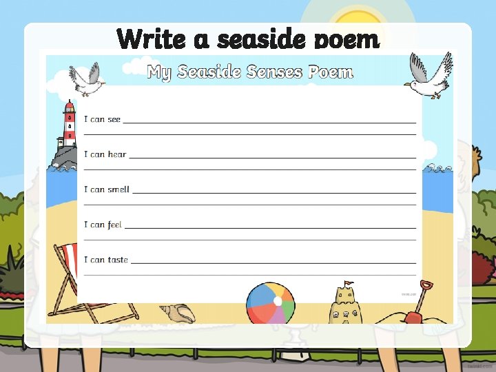 Write a seaside poem 