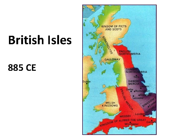 British Isles 885 CE 