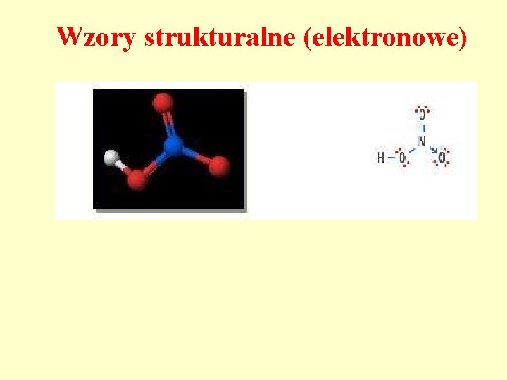 Wzory strukturalne (elektronowe) 