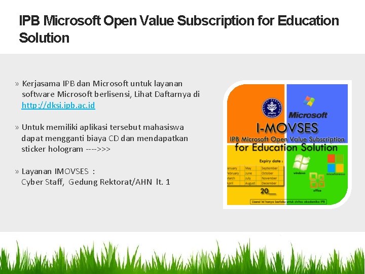 IPB Microsoft Open Value Subscription for Education Solution » Kerjasama IPB dan Microsoft untuk