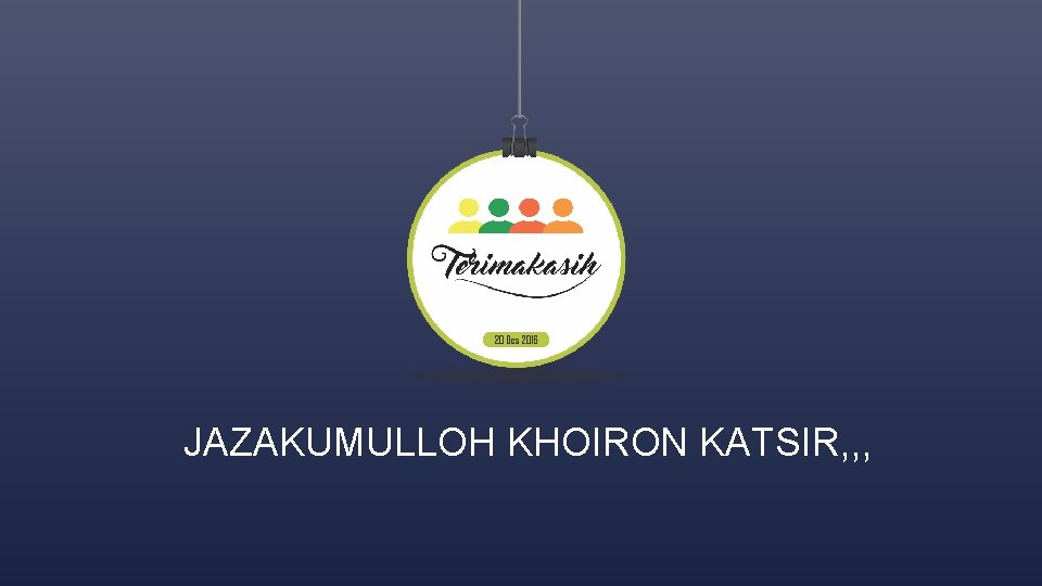 JAZAKUMULLOH KHOIRON KATSIR, , , 