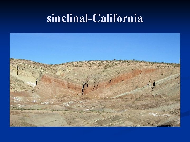 sinclinal-California 