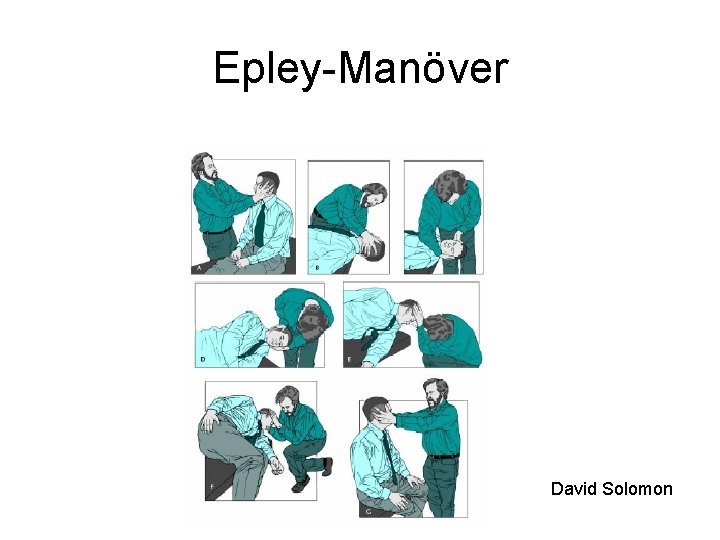 Epley-Manöver David Solomon 