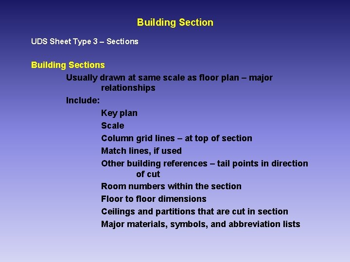 Unit Section Example Building Section References Wakita O A Linde R