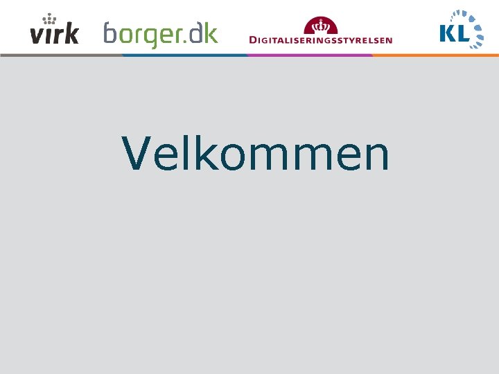 Velkommen 