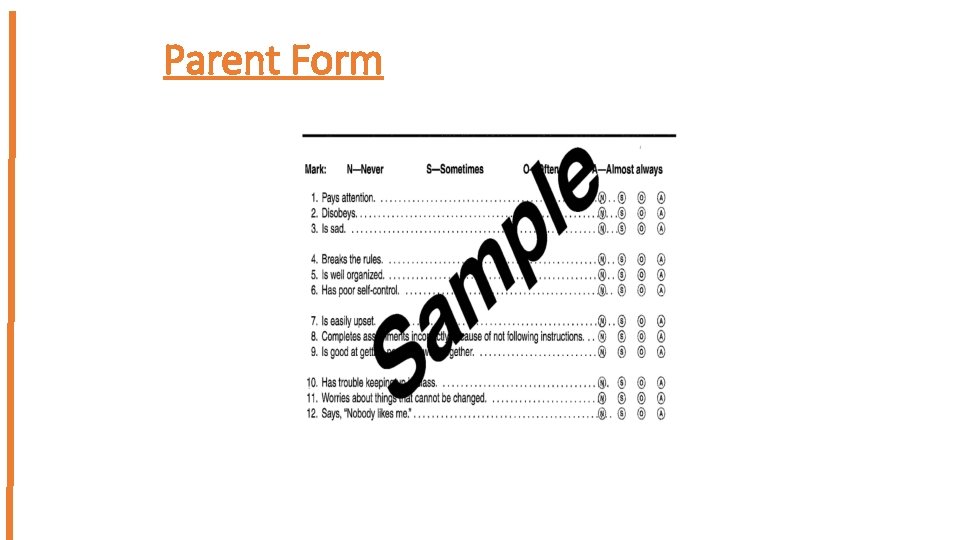 Parent Form 