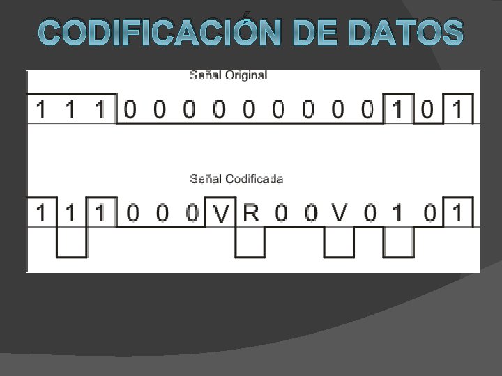 CODIFICACIÓN DE DATOS 