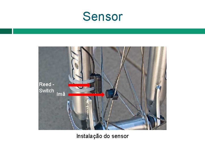 Sensor Reed Switch Imã Instalação do sensor 