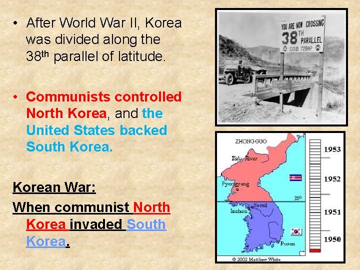 War in Korea After World War II Korea