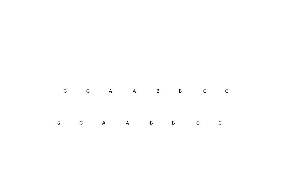 G G A A B B C C G G A A B B C C