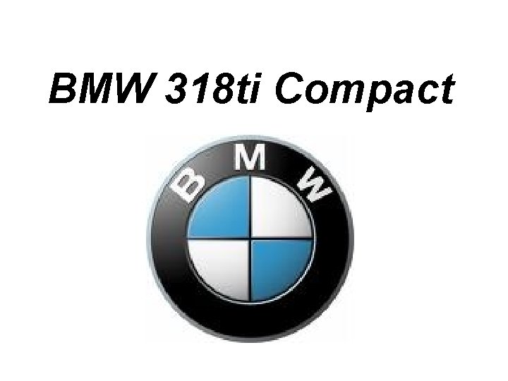 BMW 318 ti Compact 