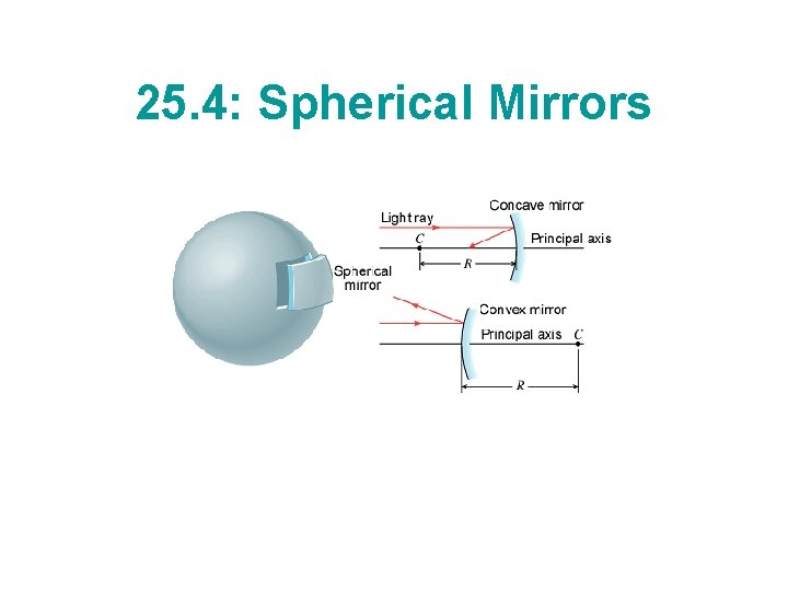 25. 4: Spherical Mirrors 