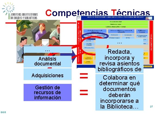 Competencias Técnicas … … Análisis documental Subprocesos/ac. Adquisiciones del proceso Gestión de Proceso recursos