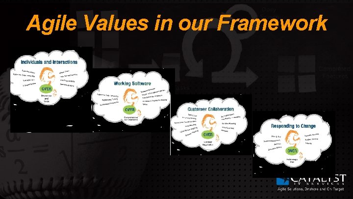 Agile Values in our Framework 